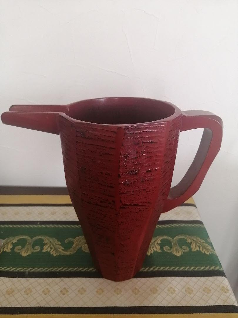 片口 木製 漆塗 根来布貼片口 1個 山中漆器 盛鉢 汁次 酒注 片口 木製